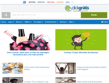 Tablet Screenshot of clickgratis.com.br